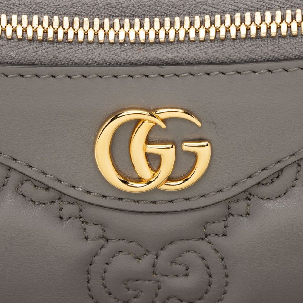 Gucci Jumbo GG Matelasse Leather Chain Small Crossbody - Picture 10 of 13